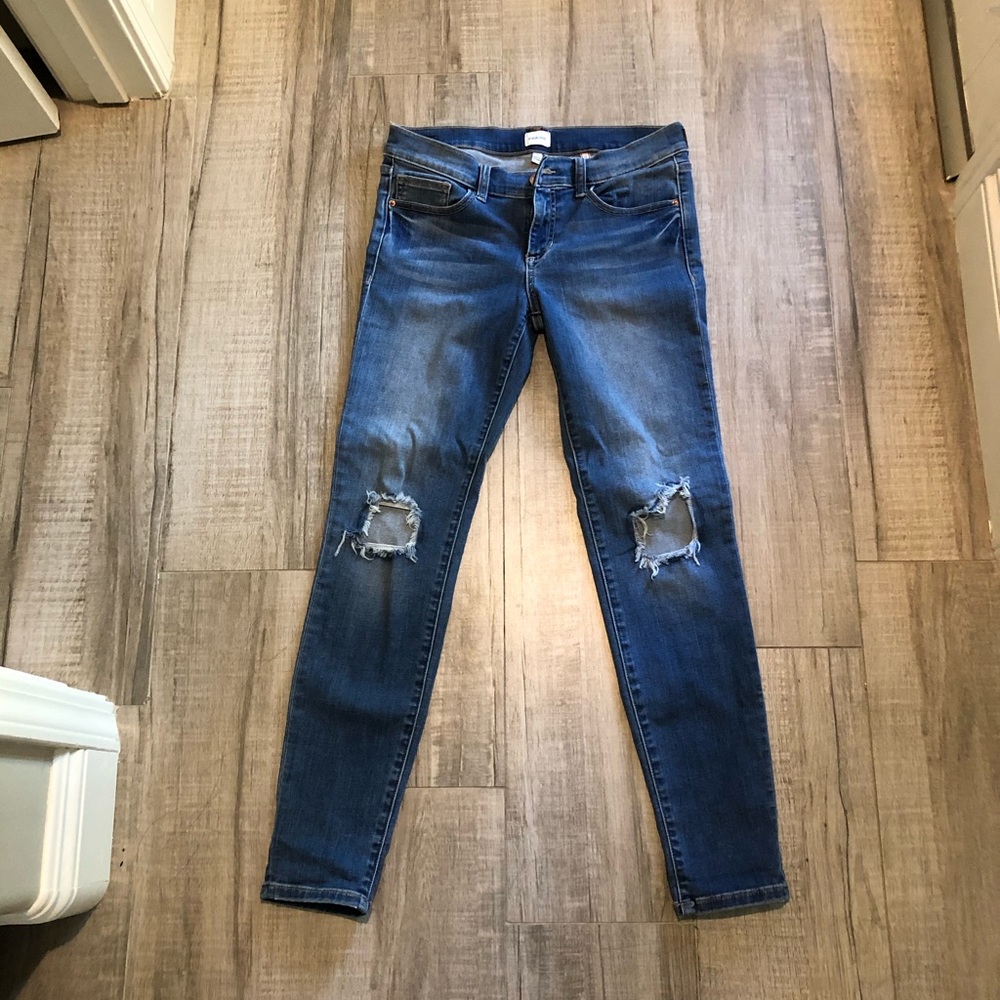 Sneak Peek Low Rise Distressed jeans